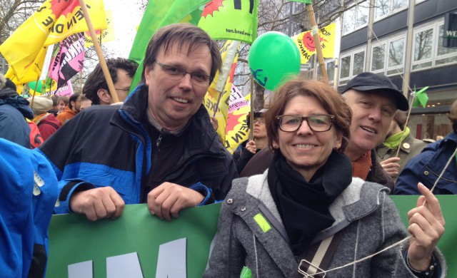 Regionsgrüne auf der Demo