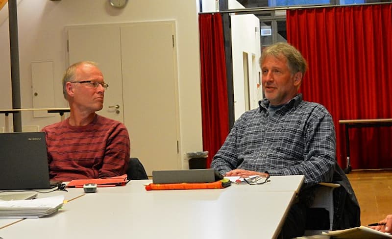 Geballte Information: Dietrich Kraetzschmer (links) und Ulrich Schmersow (rechts).©Philipp Kärgel