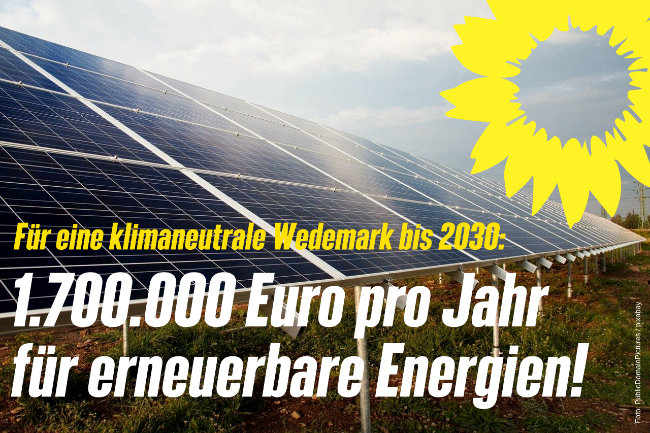 Für eine klimaneutrale Wedemark bis 2030